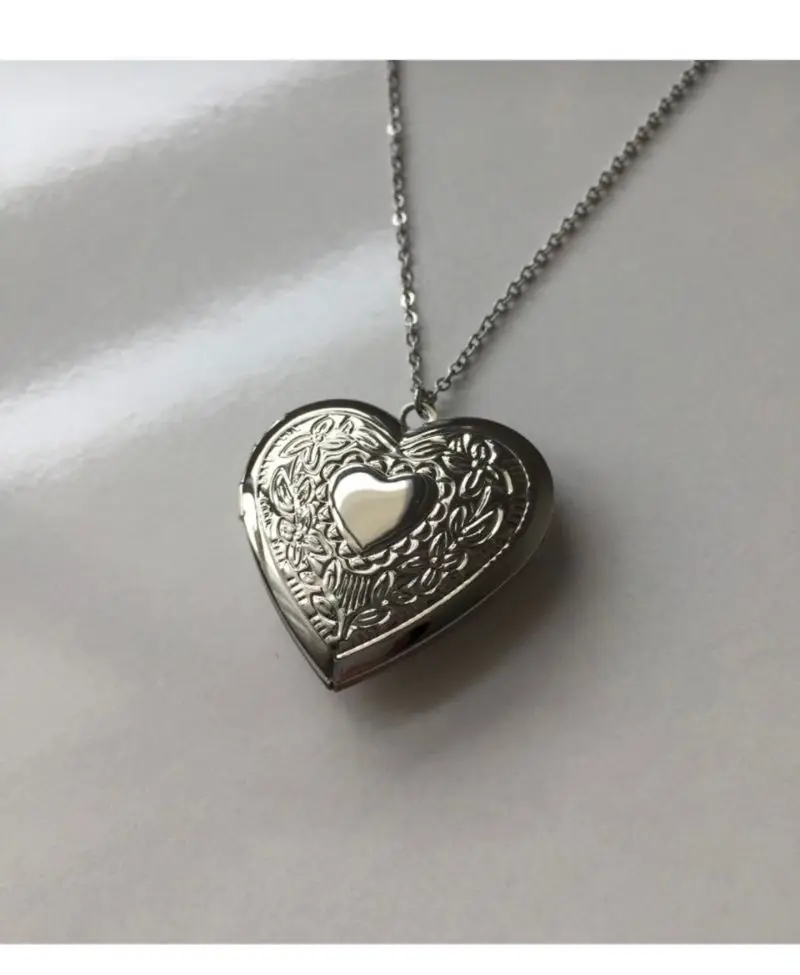 Kalp Açılan Çelik Kolye Kalp Açılan Çelik Kolye