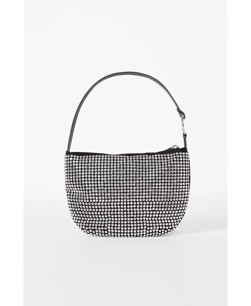 Bershka Parlak Taşlı Mini Çanta Bershka Parlak Taşlı Mini Çanta