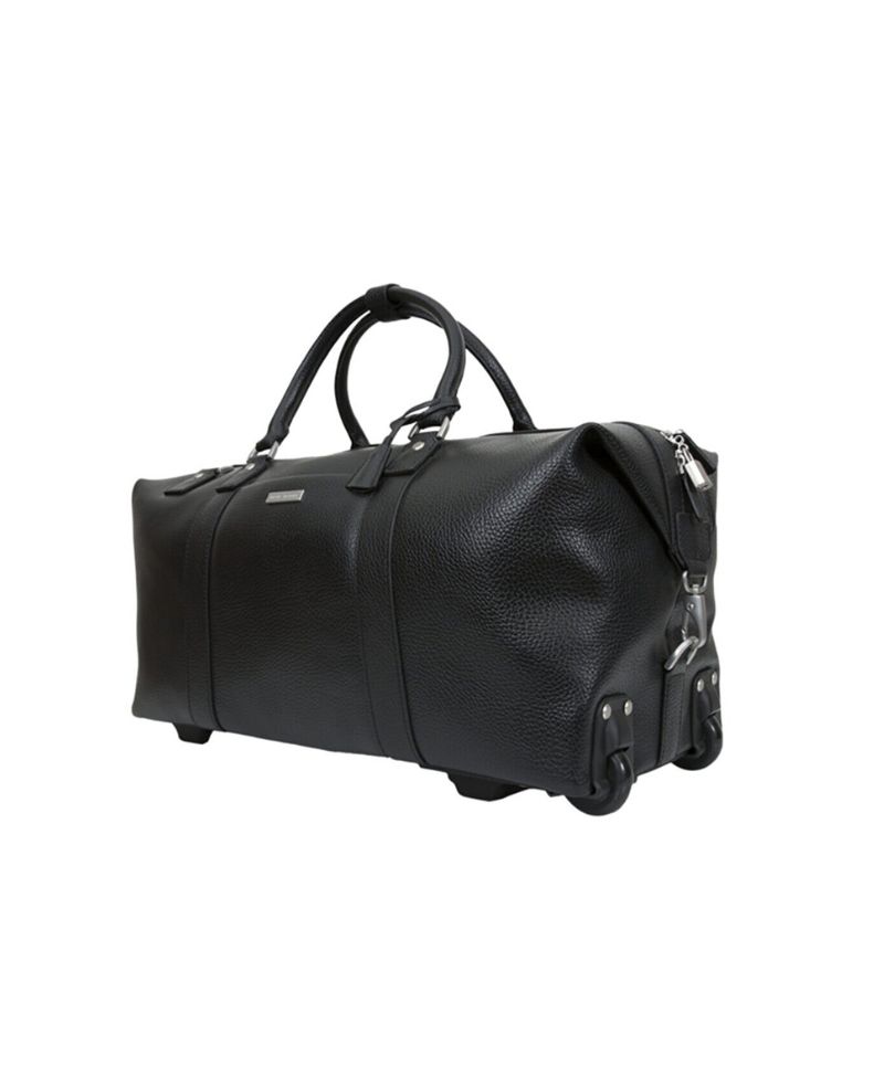 BROOKS BROTHERS Erkek Siyah Deri Valiz BROOKS BROTHERS Erkek Siyah Deri Valiz