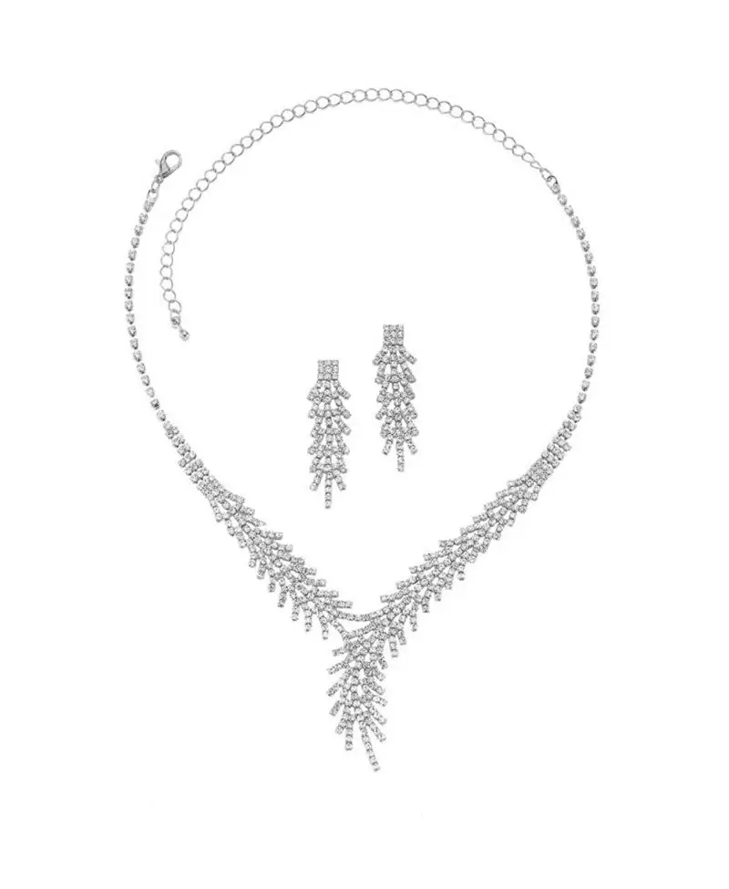 Gümüş Kaplama Çınar Modeli Kolye Küpe Takı Gümüş Kaplama Çınar Modeli Kolye Küpe Takı