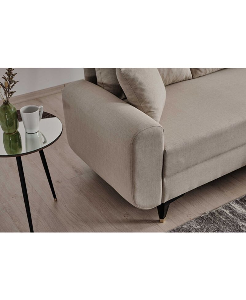 EVİANA Corner Flavia Köşe Takımı Puflu 